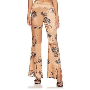 Rays for Days Pandora Pants in Satin Aquarius Floral L